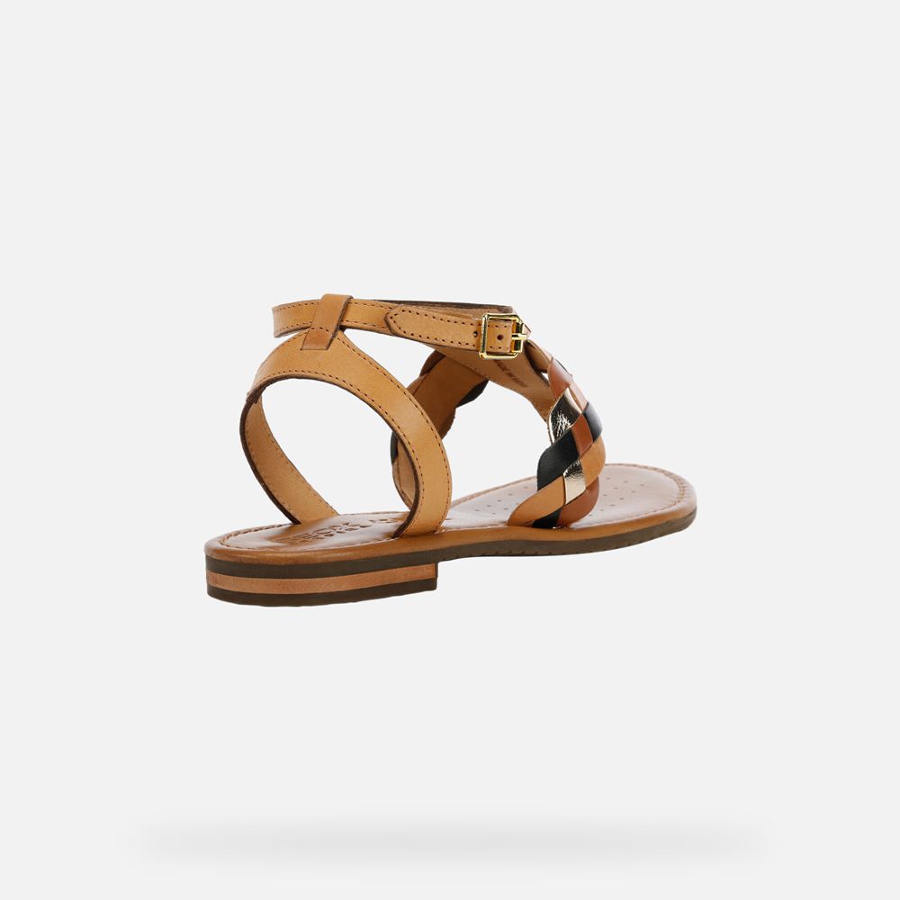 Sandalias Geox Senhora Marrom - Sozy - GKUAZ1067